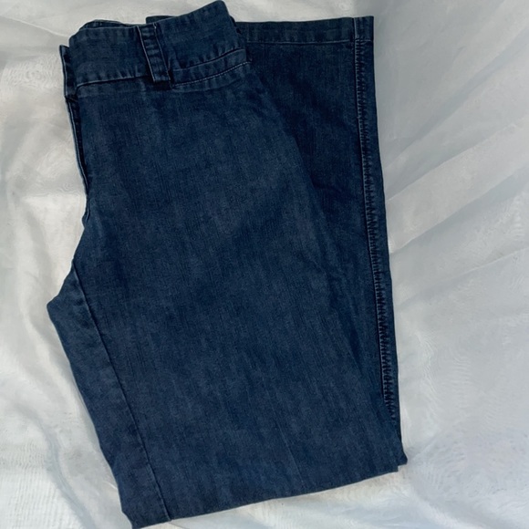 Express Correspondent Wide Leg Blue Jeans (Size 4) - Picture 2 of 5